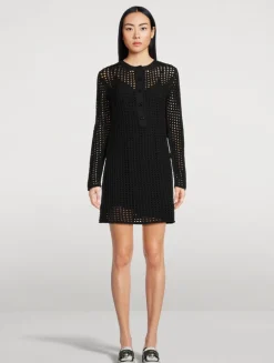 Micah Crochet Mini Dress