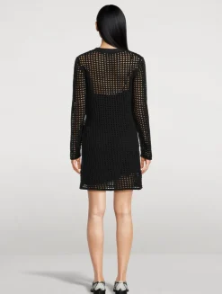 Micah Crochet Mini Dress