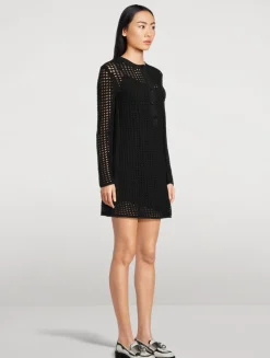 Micah Crochet Mini Dress