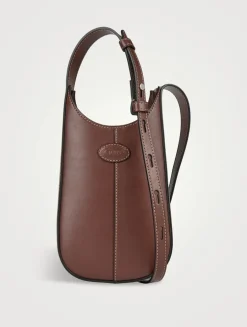 Micro Di Leather Crossbody Bag