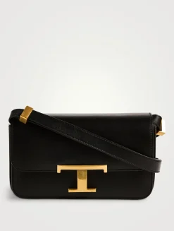 Micro T Timeless Leather Crossbody Bag