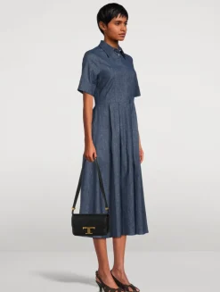 Micro T Timeless Leather Crossbody Bag