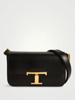 Micro T Timeless Leather Crossbody Bag