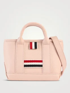 Micro Tool Leather Tote Bag