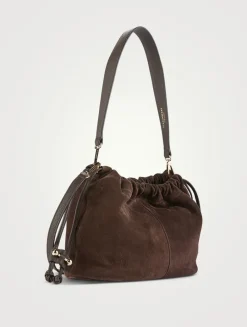 Midi Charlotte Suede Crossbody Pouch