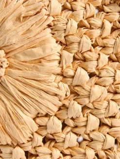 Midi Lana Raffia Bucket Bag