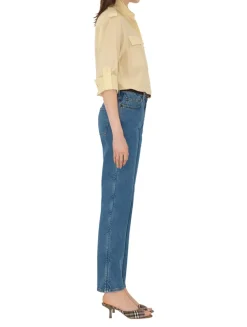Mid-rise Straight Jeans