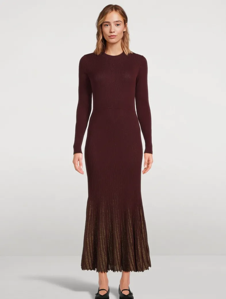 Mila Rib-Knit Dress