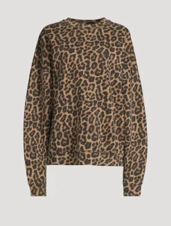 Miles Sweatshirt In Leopard Print