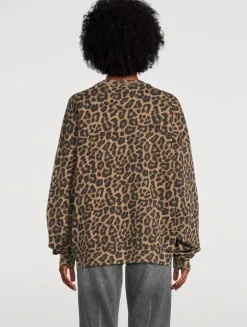 Miles Sweatshirt In Leopard Print
