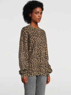 Miles Sweatshirt In Leopard Print