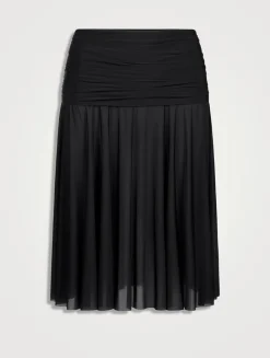 Milky Sheer Midi Skirt
