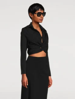 Miller Oversized Square Sunglasses