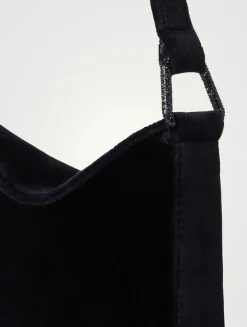 Mini Anna Velvet Shoulder Bag