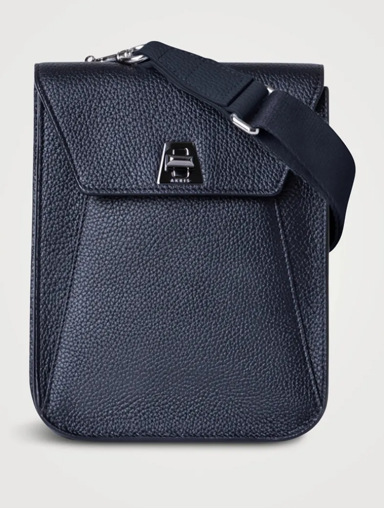 Mini Anouk Leather Messenger Bag