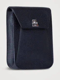 Mini Anouk Leather Messenger Bag