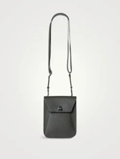 Mini Anouk Leather Messenger Bag