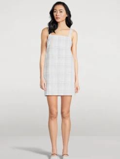Mini Dress In Plaid Print