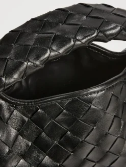 Mini Hop Intrecciato Leather Shoulder Bag