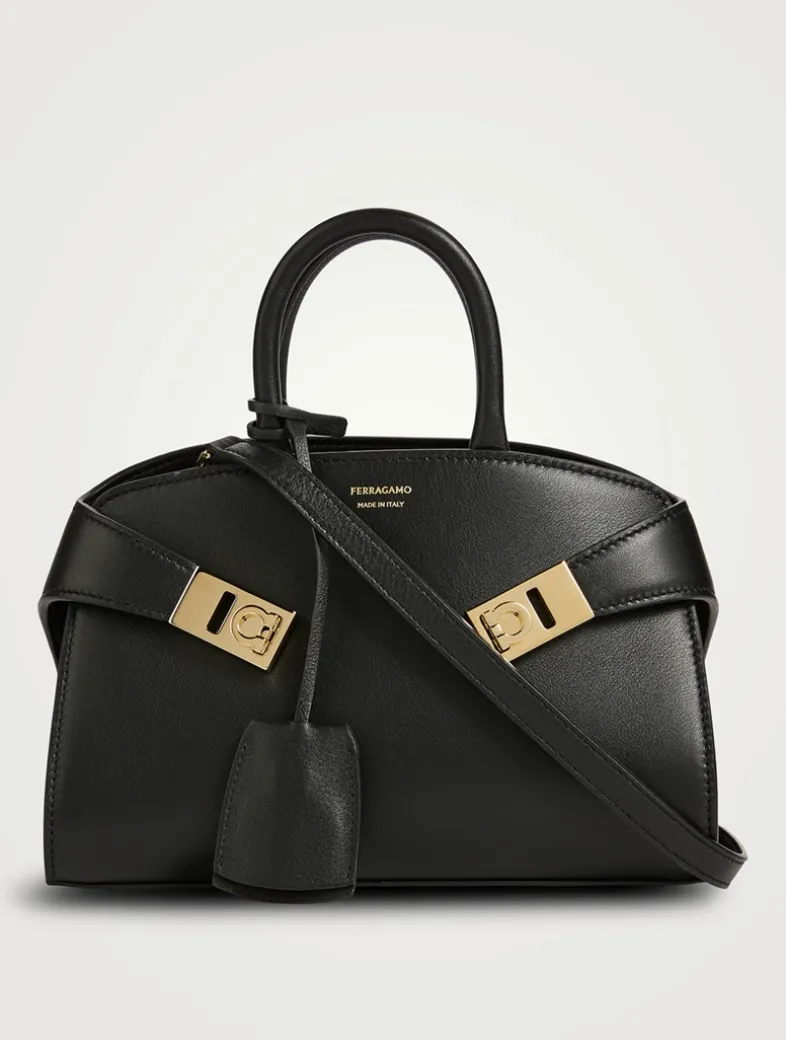 Mini Hug Leather Satchel