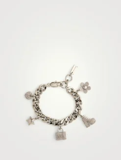 Mini Icon Pavé Charm Bracelet