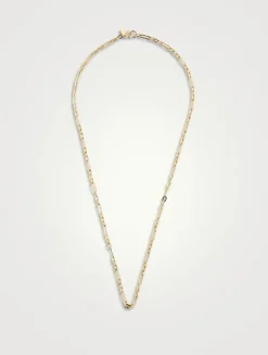 Mini 14K Gold Mixed Chain Necklace
