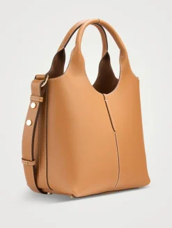 Mini Leather Shopping Bag