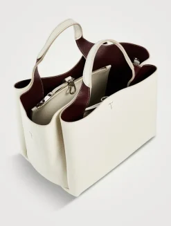 Mini Leather Tote Bag