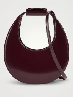 Mini Moon Leather Shoulder Bag