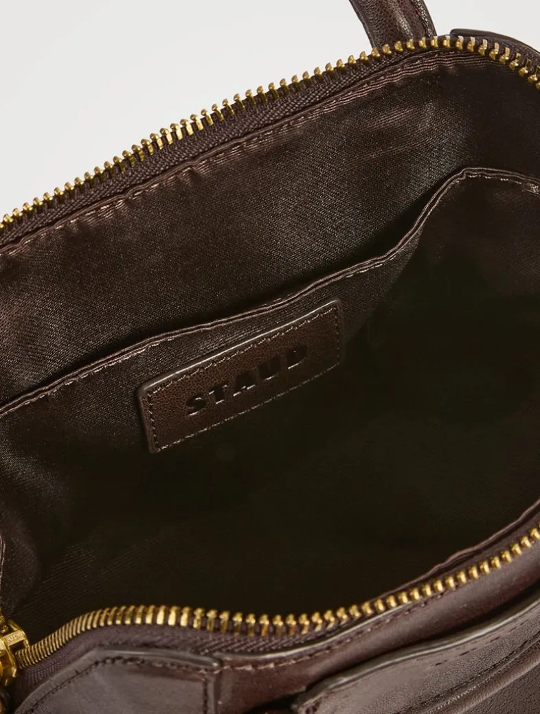 Mini Naomi Leather Satchel