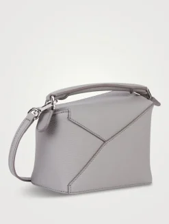 Mini Puzzle Edge Leather Bag