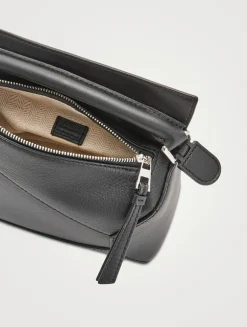 Mini Puzzle Edge Leather Bag