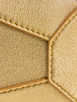 Mini Puzzle Edge Metallic Leather Bag