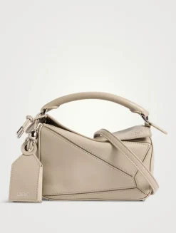 Mini Puzzle Leather Bag