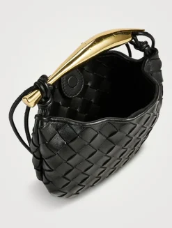 Mini Sardine Intrecciato Leather Bag