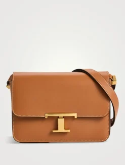Mini T Timeless Leather Crossbody Bag
