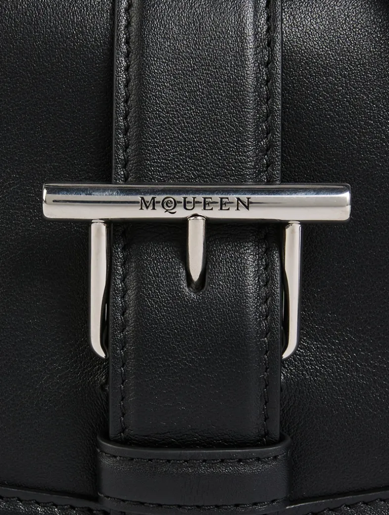 Mini T-Bar Leather Crossbody Bag