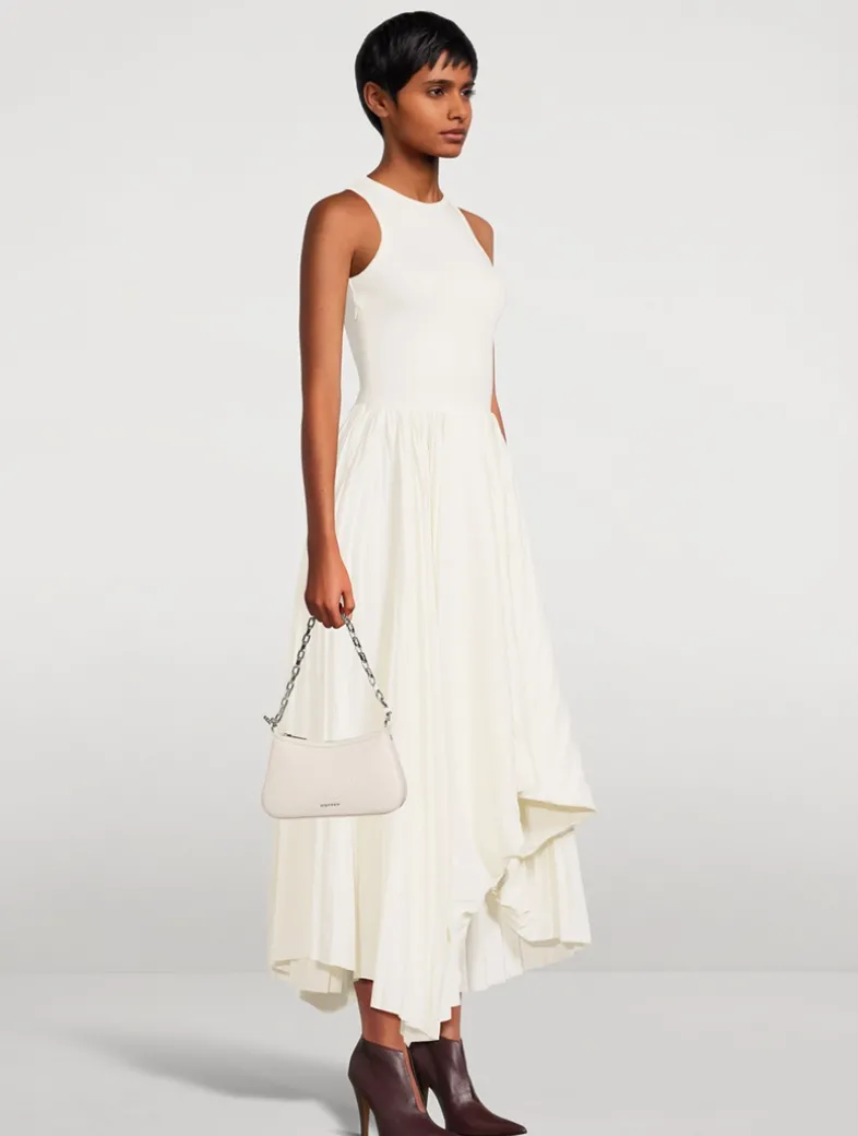 Mini T-Bar Leather Pouch