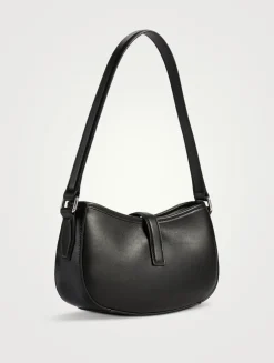 Mini T-Bar Leather Shoulder Bag