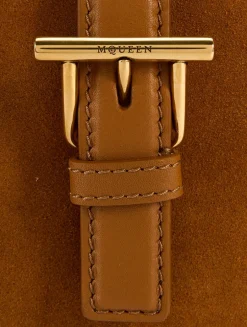 Mini T-Bar Suede Shoulder Bag