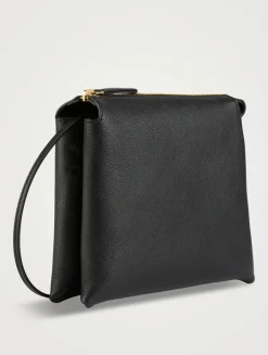 Mini Twin Leather Crossbody Bag