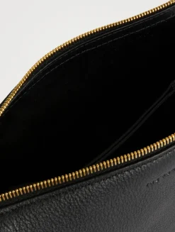 Mini Twin Leather Crossbody Bag