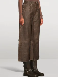 Misha Wide-Leg Trousers