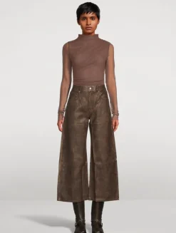 Misha Wide-Leg Trousers