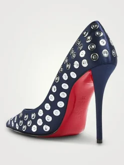 Miss Z Boum Boum Mirror Satin Pumps