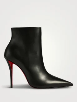 Miss Z Leather Ankle Boots
