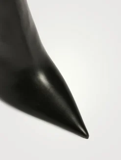 Miss Z Leather Ankle Boots