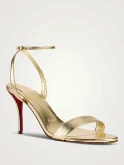 Miss Z Metallic Leather Sandals