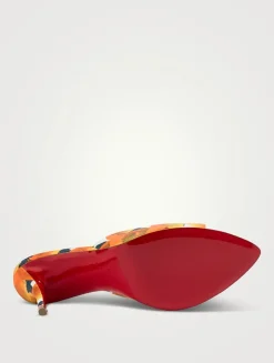 Miss Z Otis Printed Cotton Mules