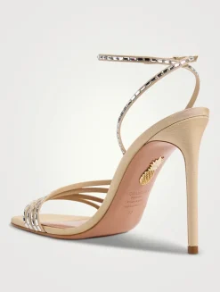 Mistica Embellished Grosgrain Sandals